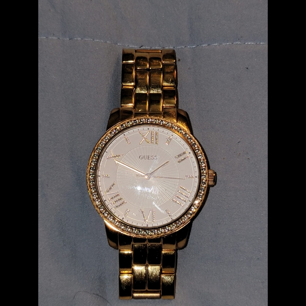 Gold Guess Watch